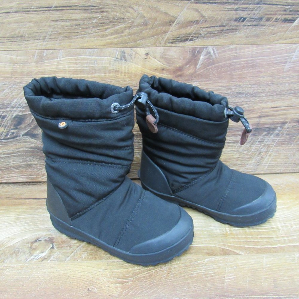 New BOGS Kids Snowday Black Snow Boots 10 toddler